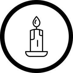 Candle Icon Design