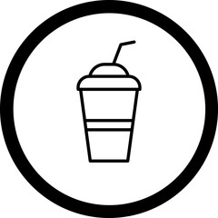 Milkshake Icon Design