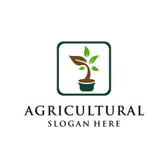 simple agricultural design concept