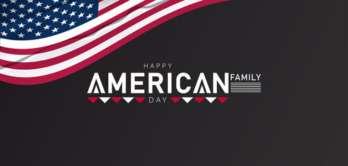 Joyful American Family Day