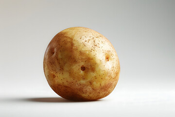 Fototapeta premium Whole Potato vegetable on a white background