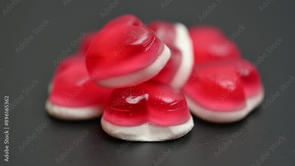 Sticker jelly hearts