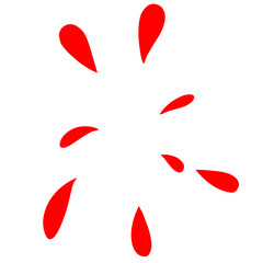 Indonesia independence day confetti 