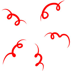 Indonesia independence day confetti 