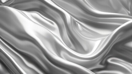 Abstract Silver Fabric Texture