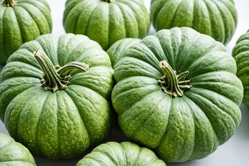 Vibrant Green Pumpkin for Autumn Harvest