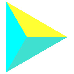 An abstract psychedelic spiral swirl shape design element.