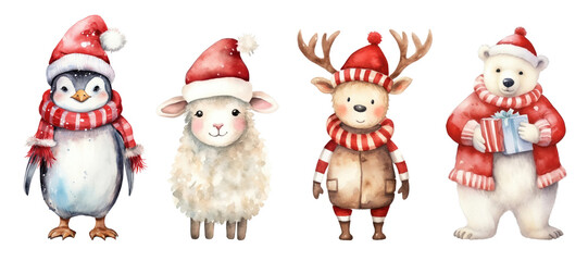 Obraz premium Animals png cut out image set