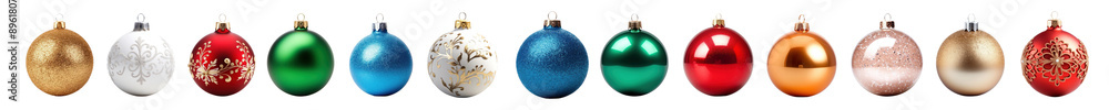 Sticker Christmas ball png on transparent background