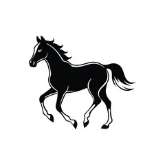 Horse silhouette vector design