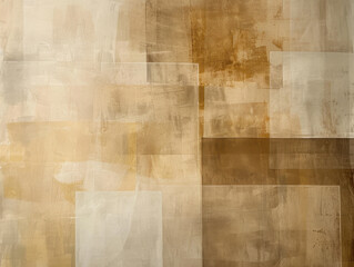 Fototapeta premium Geometric Tan Background, Generative AI Illustration