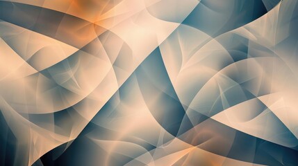 Obraz premium Ultra-sharp geometric pattern, overlapping translucent shapes, subtle gradient,