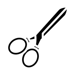 Scissors Vector Glyph Icon Design