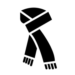 Scarf Vector Glyph Icon Design