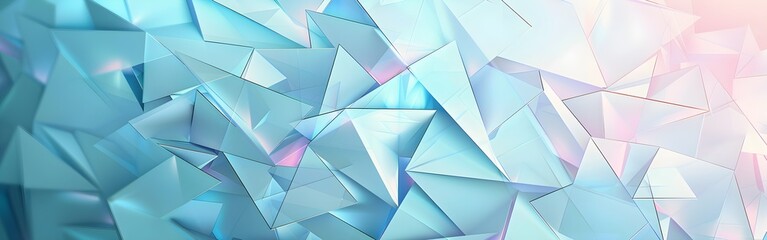 Fototapeta premium Luminous Fragments Geometric abstract background wallpaper