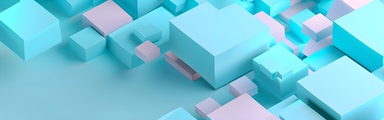 Luminous Fragments Geometric abstract background wallpaper