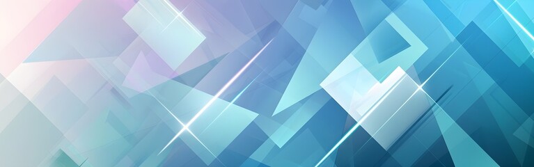 Obraz premium Luminous Fragments Geometric abstract background wallpaper