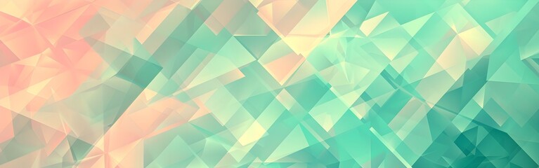 Fototapeta premium Luminous Fragments Geometric abstract background wallpaper