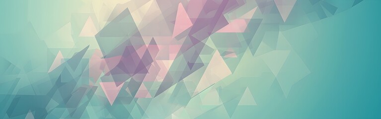 Fototapeta premium Luminous Fragments Geometric abstract background wallpaper