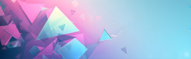 Luminous Fragments Geometric abstract background wallpaper