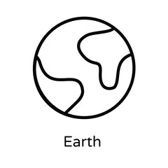 Earth vector icon