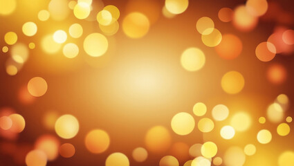 Obraz premium Luxurious Background Featuring Golden Bokeh