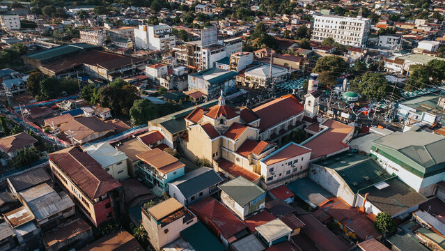 aerial view of Church in San Pedro | Laguna | Philippines | By Gids Stories