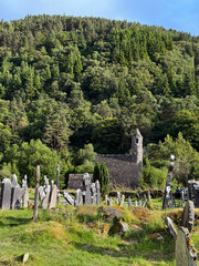 Saint Kevin Church, Glendalough monastery, Co Wicklow, Ireland