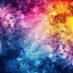 Fototapeta premium visualization of space; abstract background with flames of color mixing; colorful energetic watercolor backgrounds; clouds of colors