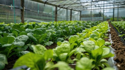 greenhouse with plants