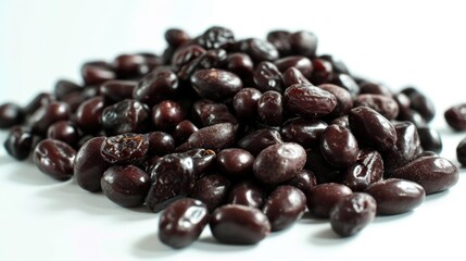 Healthy organic dried kidney beans in bulk, commonly used in South American cuisine as a staple ingredient.