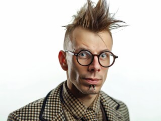 Fototapeta premium Rebel punk style office employees