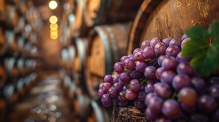 A hyper-realistic photograph of the wine production process, wine tasting, winery, and types of wine, 8K resolution, shot on professional DSLR camera, shallow depth of field, tack-sharp focus, 