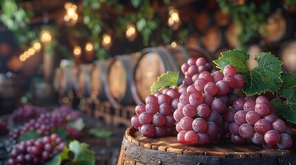 A hyper-realistic photograph of the wine production process, winery, wine tasting, and types of wine, 8K resolution, shot on professional DSLR camera, shallow depth of field, tack-sharp focus, 
