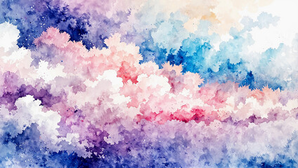 Fototapeta premium Abstract colorful watercolor background with mockup empty space for advert promotion