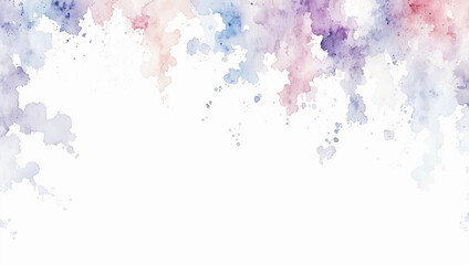 Abstract colorful watercolor background with mockup empty space for advert promotion