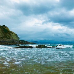 beach and rocks