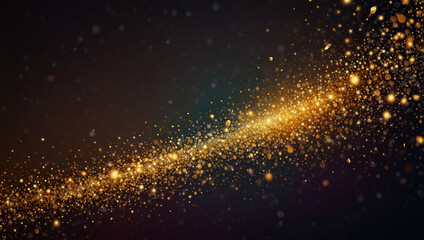 Fototapeta premium Charming new year christmas card banner glowing lights shiny decor xmas advent magic illumination