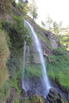 waterfall in the mountains  Bener Meriah Aceh