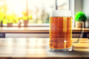 glasses of light tasty alcohol chilled beer