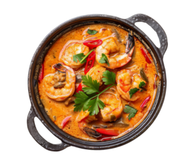 Moqueca isolated on transparent background
