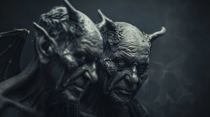 Demons from the book of enoch. Baphomet Dark Lord Biblical Evil Satanic Lucifer Temple Book of Enoch