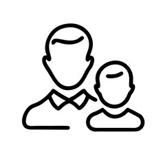 Generationen Vater Opa Großvater Kind Junge Symbol