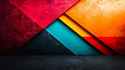 Dynamic Harmony: Triadic Abstract