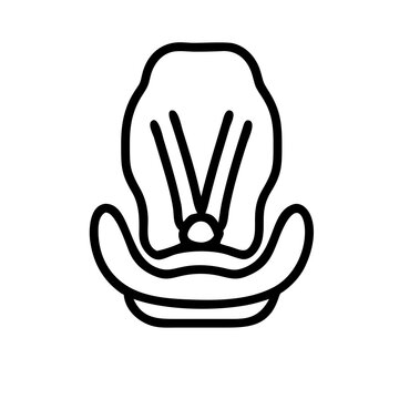 Kinder Autositz Symbol