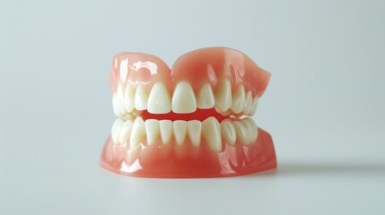 Fototapeta premium Dental model on white background, medical education concept