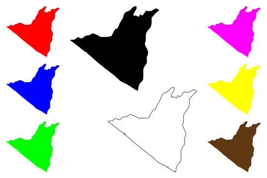 Retalhuleu Department (Republic of Guatemala, Departments of Guatemala) map vector illustration, scribble sketch Retalhuleu map