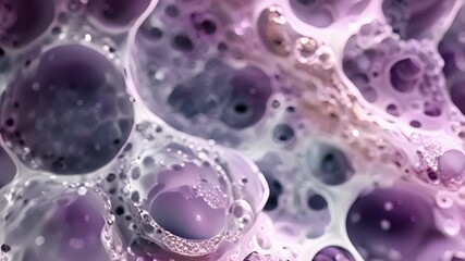 Magnified view of a single alveolus showcasing the intricate network of vessels and elastic fibers within its walls.