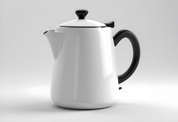 white teapot on white