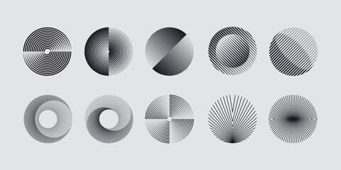 Vector abstract shapes collection made with minimalist geometric forms and graphics elements for poster, cover, art, presentation, prints, fabric, wallpaper and etc.